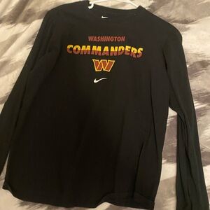 Nike Washington Commanders Black Long Sleeve Shirt